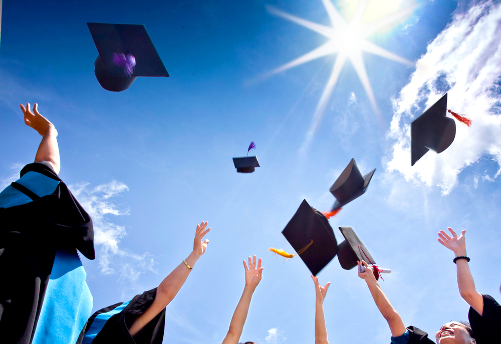 Students graduating