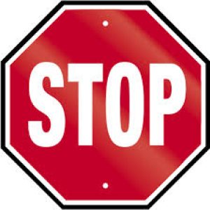 Stop sign