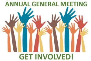 Hands Raised for Annual Meeting