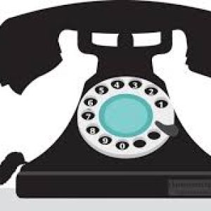 black telephone
